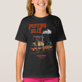 Puffing Billy Dampfzug Englische Lokomotive T-Shirt