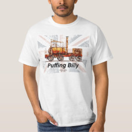 Puffing Billy Dampfzug Englische Lokomotive T-Shirt