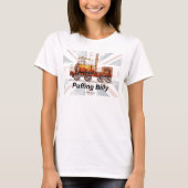 Puffing Billy Dampfzug Englische Lokomotive T-Shirt (Vorderseite)