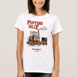 Puffing Billy Dampfzug Englische Lokomotive T-Shirt