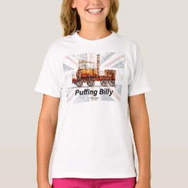 Puffing Billy Dampfzug Englische Lokomotive T-Shirt