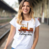 Puffing Billy Dampfzug Englische Lokomotive T-Shirt