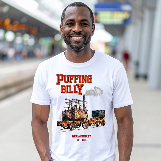 Puffing Billy Dampfzug Englische Lokomotive T-Shirt