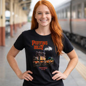 Puffing Billy Dampfzug Englische Lokomotive T-Shirt