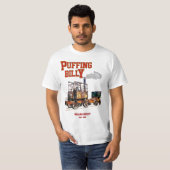 Puffing Billy Dampfzug Englische Lokomotive T-Shirt (Vorne ganz)