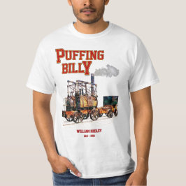 Puffing Billy Dampfzug Englische Lokomotive T-Shirt