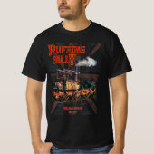 Puffing Billy Dampfzug Englische Lokomotive T-Shirt (Vorderseite)