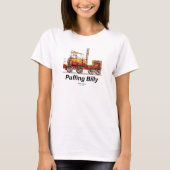 Puffing Billy Dampfzug Englische Lokomotive T-Shirt (Vorderseite)
