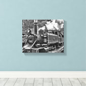 Puffing Billy Dampfzug Leinwanddruck (Insitu (Holzboden))