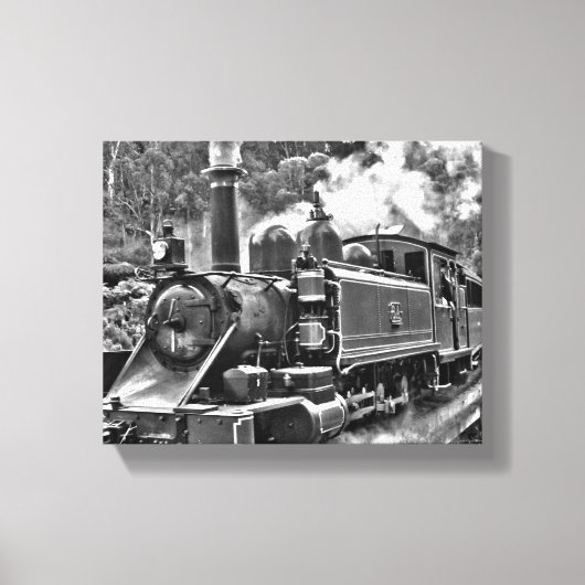 Puffing Billy Dampfzug Leinwanddruck (Vorderseite)