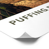 Puffing Billy Railway Melbourne Travel Print Poster (Ecke)