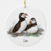 Puffingvogel Keramikornament (Hinten)