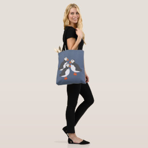 Puffins Allover Tote Bag Tasche