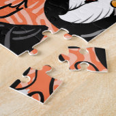 Puffins auf Parade - Orange - Jigsaw Puzzle (Seite)