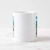 Puffins & Cruise Ship - Wrangell, Alaska Jumbo-Tasse (Vorderseite)