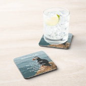 Puffins Design Beverage Coaster Getränkeuntersetzer (Rechte Seite)