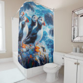 Puffins Duschvorhang (Beispiel)