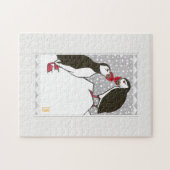 Puffins Greeting 11"x14" Puzzle (Horizontal)