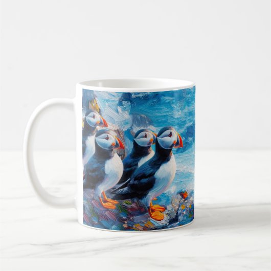 Puffins Kaffeetasse (Links)
