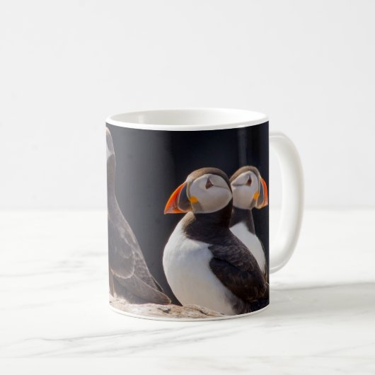 Puffins Kaffeetasse (VorderseiteRechts)