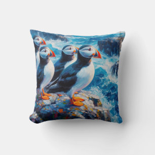 Puffins Kissen