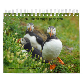 Puffins - kleine Vögel ganz groß Kalender
