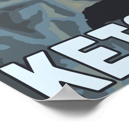 Puffins & Kreuzfahrtschiff - Ketchikan, Alaska Poster (Ecke)