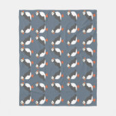 Puffins Medium Fleece Blanket (Vorderseite)