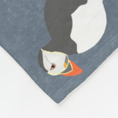 Puffins Medium Fleece Blanket (Ecke)