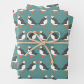 Puffins-Papierblätter Geschenkpapier Set (Beispiel)