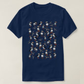 Puffins Pattern T-Shirt (Design vorne)