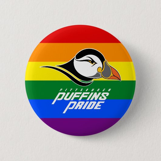 Puffins Pride Button (Vorderseite)