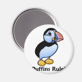 Puffins-Regel! Magnet (Vorderseite/Rückseite)