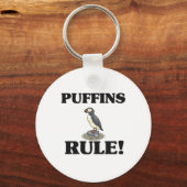 PUFFINS-Regel! Schlüsselanhänger (Vorderseite)