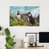 PUFFINS - SALTEE ISLANDS, IRELAND POSTER (Heimbüro)