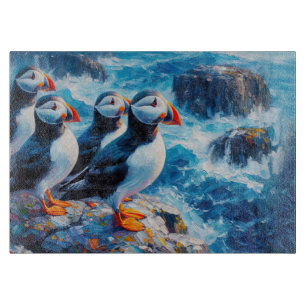 Puffins Schneidebrett