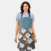 Puffins-Schürze Schürze (Getragen)