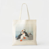 Puffins-Taschen-Tasche Tragetasche (Vorne)