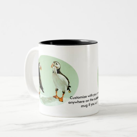 Puffins Tasse Cup (Vorderseite Links)