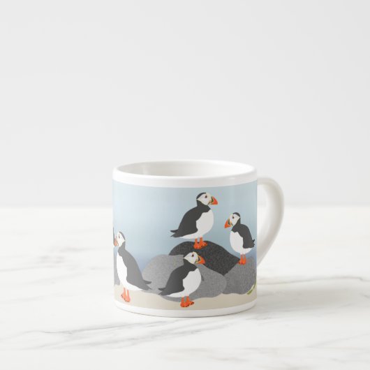Puffinsespresso-Tasse Espressotasse (Vorderseite Rechts)