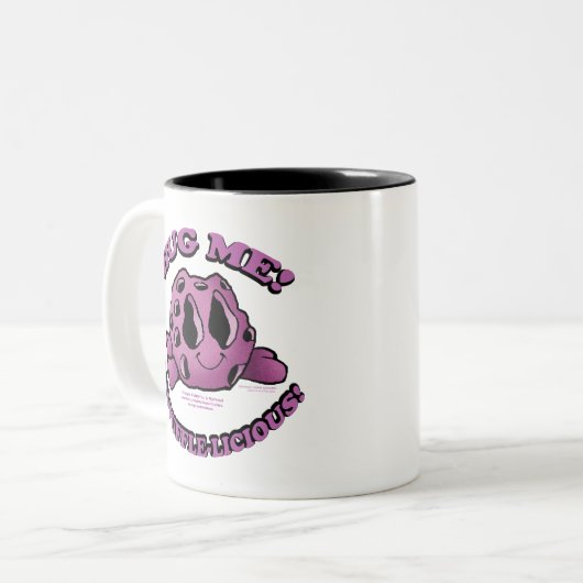 PUFFLE-LICIOUS ZWEIFARBIGE TASSE (Vorderseite Links)