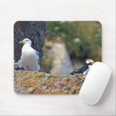 Puffmuschel und Möwen Mousepad (Mit Mouse)