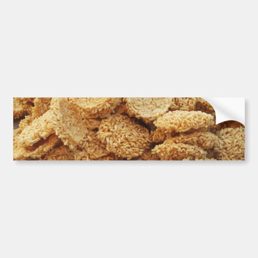 Puffriese Kuchen ~ asiatische Süßigkeiten Nachspei Autoaufkleber (Vorne)