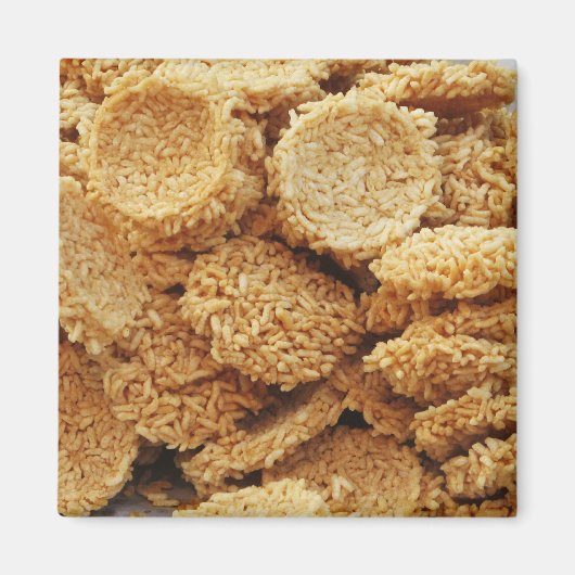 Puffriese Kuchen ~ asiatische Süßigkeiten Nachspei Magnet (Vorne)