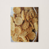 Puffriese Kuchen ~ asiatische Süßigkeiten Nachspei Puzzle (Vertikal)