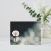 Puffs im Garten Postkarte (Stehend Vorderseite)