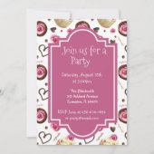 Puffsack Babydusche Einladung (Vorderseite)