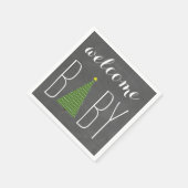 Puffsack-Kinderdusche mit Joy Chalkboard Pumpkin F Serviette (Ecke)