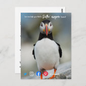 Puffsack phantastisch Anwesen Agent Marketing Post Postkarte (Vorne/Hinten)