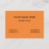 Puffstein Bird Seabird Wildlife Funny Visitenkarte (Rückseite)